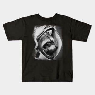 Astro-racoon Kids T-Shirt